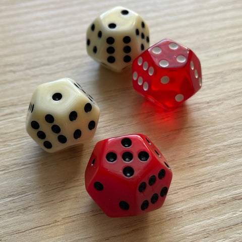 APBA 12-sided D6 Dice, both sets